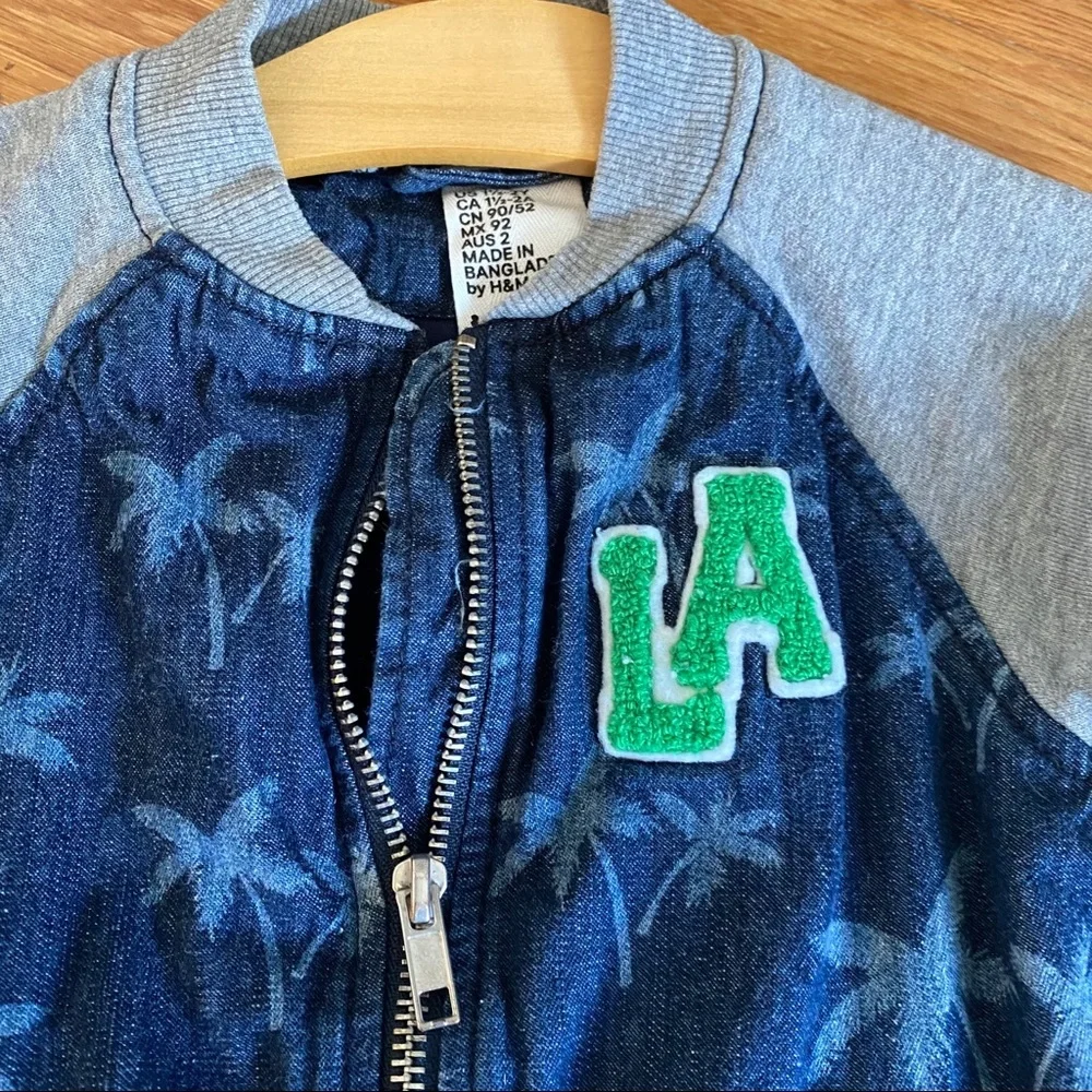 H&M Baby LA Varsity Jacket Size 1 1/2-2yr